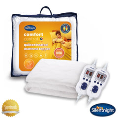 Silentnight Quilted Heated Mattress Topper, Super King
