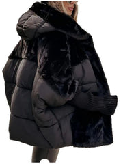 Women's Loose-Fit New Patchwork -Padded Coat for Autumn & Winter