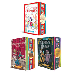 Classic Collections, 16 Book Box Set in 3 Options: Shakespeare'S Tales, Sherlock Holmes or Children'S Classics (6+ Years)