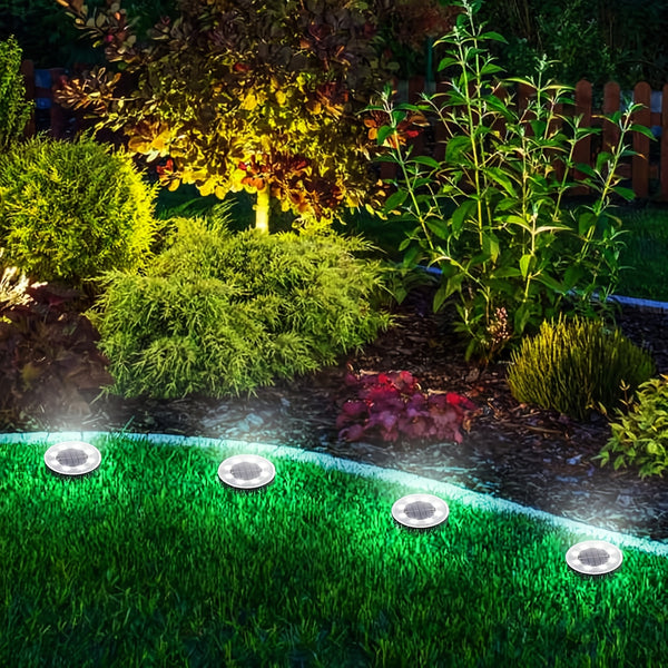 56LED 40LED Solar Ground Lights, 7/5-Pack Solar Statue Lights, IP44 Outdoor Decorative Lights, Upgraded LED Flat Landscape Lighting, Suitable for Outdoor Pathways, Gardens, Courtyards, And Driveways