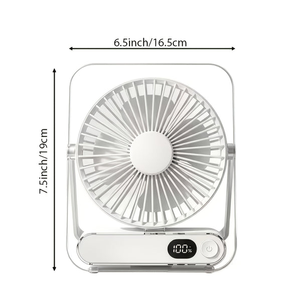 USB Powered Desktop Fan, Ultra Quiet High Speed Mini Table Fan, Suitable for Bedrooms, Offices, And Travel
