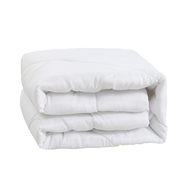 Tog 15 Bedding Grid Quilted Duvet- Ultra-Sof, Warm And Fluffy (White, All Size, Single 135x200cm/ Double 200x200cm/ King 230x220cm/ Supe King 260x220cm)