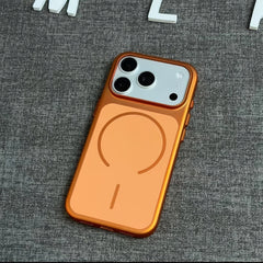 Phone Case: Fashionable Electroplated Magnetic Phone Case Compatible with iPhone 17 Pro Max Slim Shockproof Matte Full Cover Protective Case