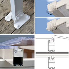 Palram Canopia Feria 3 Veranda Patio Cover in White, 3 X 3.05M