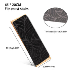 15pcs Set of 65X20Cm Anti Slip Stair Step Pad, Bottom Anti Slip, Detachable And Washable Step Pad, Suitable for Household Use