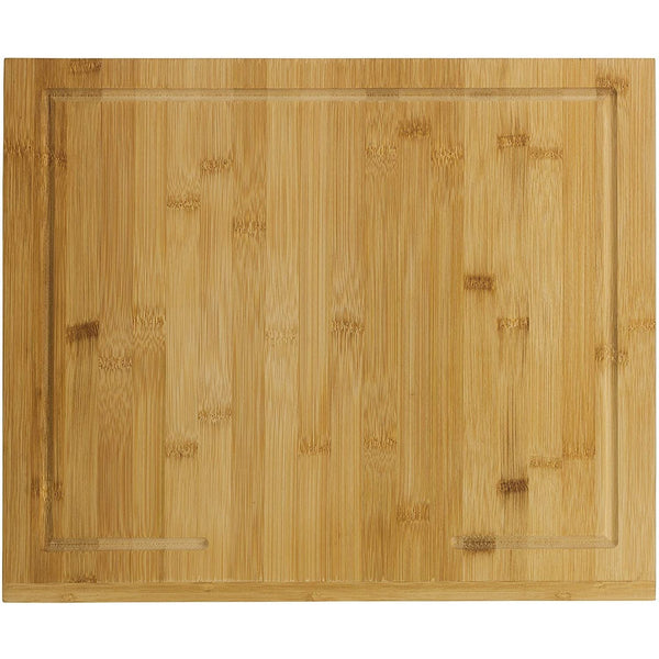 Homiu Counter Edge Natural Bamboo Chopping Board, Thick Multipurpose Cutting Board for Meat, Fruits, Fish, Cheese, Vegetables, Large Durable Kitchen Tabletop Saver with Lip, Rustic Kitchenware Ideal for Meal prep,