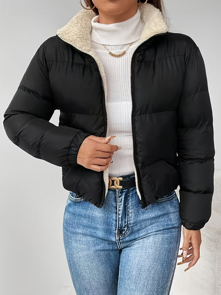 Women's Autumn/Winter Thickened -Lined Long Sleeve Padded Coat