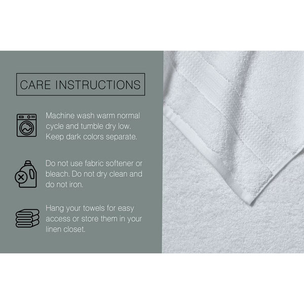 Grandeur 100% Hygro Cotton Bath Towels, Pack of 2 in Grey
