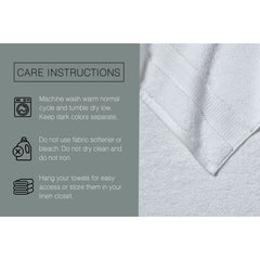 Grandeur 100% Hygro Cotton Bath Towels, Pack of 2 in Grey