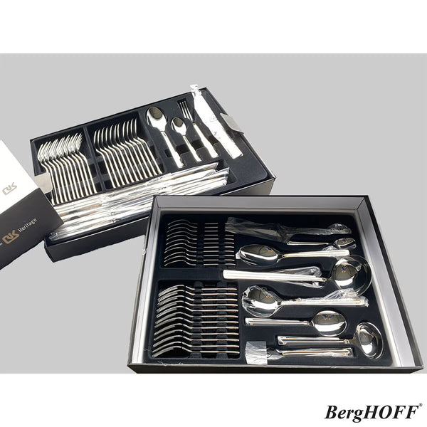 Berghoff Essentials Heritage Stainless Steel Cutlery Set, 72 Piece