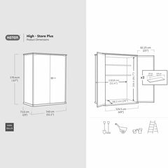 Keter Rosewood 4Ft 6