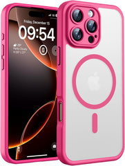 TOCOL Magnetic for Iphone 17 Pro Max Case 6.9-Inch, Compatible with Magsafe, Full Camera Protection, Built-In Magnetic Ring, Drop Protection Shockproof Translucent Matte Phone Cover
