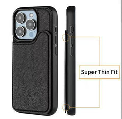 Few Millions Convenience Pro Magnetic Wallet Case - Secure Credit Card Holder, Full-Body Protection & Wireless Charging Support for Apple