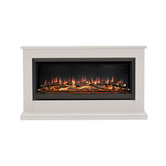 Flare Hansford Grande Electric Fireplace Suite in Cream, 2Kw