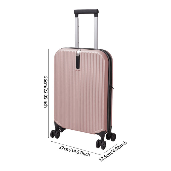 Foldable 20 Inch Trolley Luggage, Compact Carry-On Travel Suitcase, Durable Collapsible Luggage with Adjustable Handle, Ideal for Holiday Vacations, Train Journeys and Easy Storage At Home, 1pc