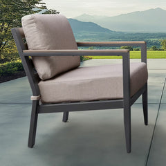 Agio Stockholm 4 Piece Deep Seating Patio Set + Cover