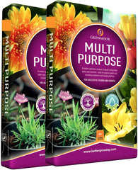 2 x 60L Growmoor Multi-Purpose Compost Soil