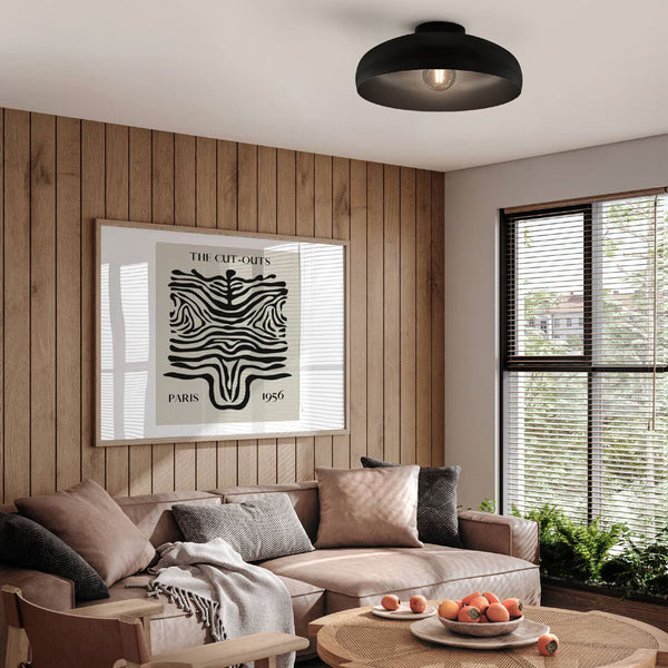 Eglo Mogano Ceiling Light in Black 16