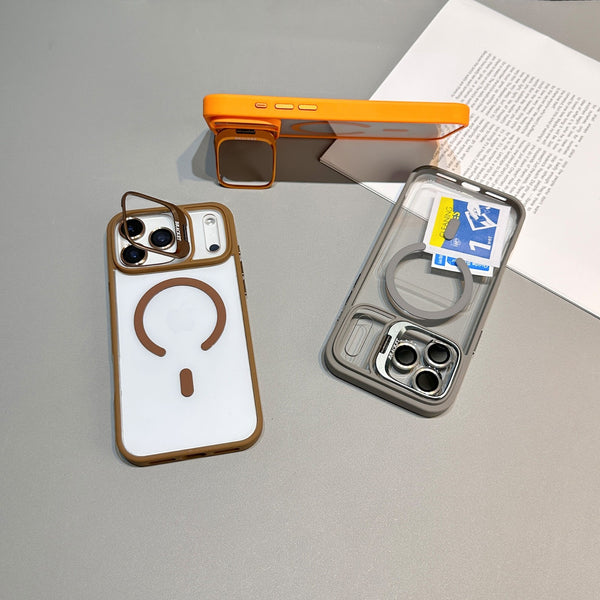 Phone Case: Magnetic Shockproof Phone Case Stand Cover for iPhone 17/ Air/ Pro/ Pro Max