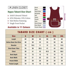 Pack of 2 Tabard Apron | Aprons for Men, Women, and Ladies | Professional Cooking Aprons with 2 Pockets | Adjustable Kitchen Apron for Baking, BBQ, Grilling, Gardening, Crafting, Cleaning, Painting, Barista, Restaurant Work | Cute & Stylish Gift Apron for