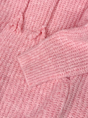 Pink Hooded Drawstring Sweater, Sweet and Casual. Suitable for Spring/autumn/winter Seasons, Niannian