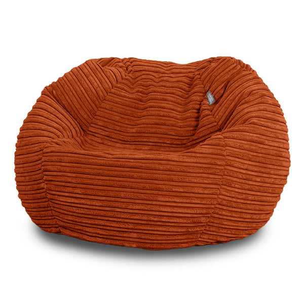 Corduroy Kids Bean Bag Chair with Filling Included - Lightweight Comfortable Beanbag Seat - Machine Washable Childrens Beanbag Furniture for Girls & Boys - 67 x 52cm