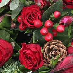 38 Stem Majestic Christmas Flower Bouquet