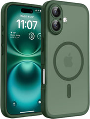 TOCOL Magnetic for Iphone 17 Pro Max Case 6.9-Inch, Compatible with Magsafe, Full Camera Protection, Built-In Magnetic Ring, Drop Protection Shockproof Translucent Matte Phone Cover