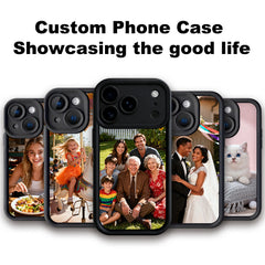 Phone Case - Custom Photo Thick Soft Phone Case - Personalized Case for Iphone 17/ 16/ 15/ 14/ 13/ 12/ 11 Pro Max/ Pro/ Plus, Full Coverage Protection, Scratch-Resistant & Wear-Resistant, Creative Gift for Family & Friends on Birthdays, Christmas