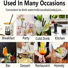 Paper Straws,150 Pack Paper Drinking Straws, Bio Drinking Paper Straws Wedding Party, Party Straws, Restaurant, Juice Drinking Straws