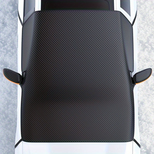 Magnetic Snow Cover for Car Windshield, Oxford Cloth Thickened Antifreeze Sunshade, Heat And Snow Protection