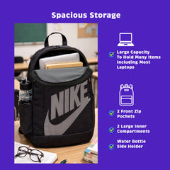 Nike Unisex Elemental - Black / Anthracite 2.0 Backpack