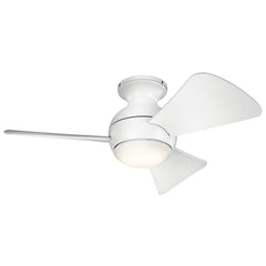 Kichler Sola 3 Blade (86Cm) Indoor Ceiling Fan with AC Motor and Remote Control in 2 Colours