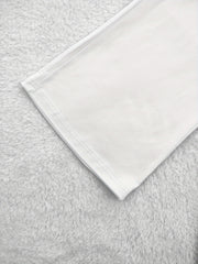 European and American Spring/Summer New Fashion Women's Bottoms: Flared Straight-Leg Pants with Classic English Text Print, Daily Casual Butt-Lifting Peach Butt Long Pants, Three-Piece Set