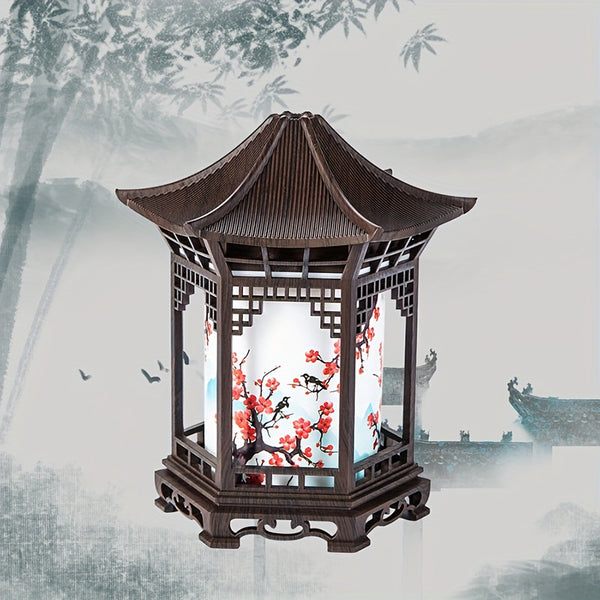 Chinese-Style Mini Humidifier & Night Light - USB- Portable Cool/Dry Mist Air Humidifier with Traditional Pagoda/Tortoise Design, ABS Quiet Operation for Home, Office, Car, - Ideal Gift for & (USB-, Humidifiers for Bedroom