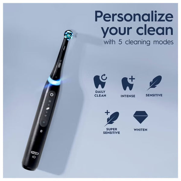 Oral-B Io Series 5 Electric Toothbrush in Matt Black & Quite White