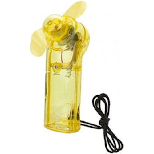 Yellow Battery Operated Hand Fan | Portable Cooling Fan | Travel Essential