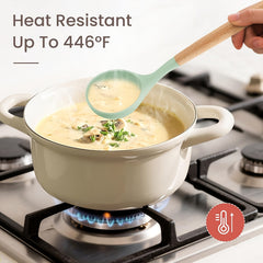 12pcs/22pcs/30pcs/37pcs, Kitchen Utensils Set, Kitchen Cooking Utensils Set, Spoon, Spatula, 446F Heat Resistant Non Stick Food Grade Silicone And Wooden Handles, Measuring Cups And Spoons, S Hooks