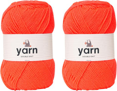 Korbond DK Beige Yarn - 100G Acrylic Wool - Lightweight, Hypoallergenic & Durable Double Knit Crochet Yarn Knitting Wool (290M Total)