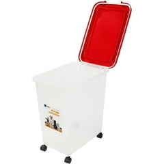 Prime Paws 3-Piece Pet Food Storage Container – Airtight Pet Food Container with Plastic Measuring Scoop, Dry Food Dispenser for Pets, Dogs, Cats, and Animals