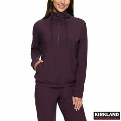 Kirkland Signature Women'S Full Zip Active Jacket in Black