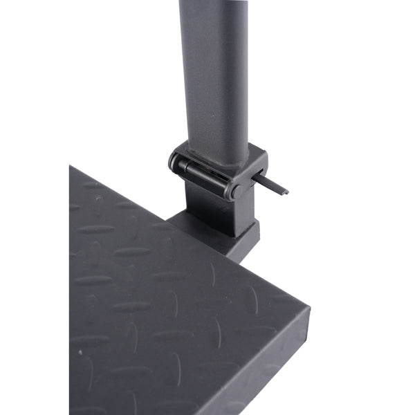 100kg deep gray high-precision electronic platform scale, iron material platform scale, 30 * 40cm tabletop, 50g division value, storage of 5 unit prices and 99 accumulations, supermarket and vegetable market logistics weighing, commercial scale.