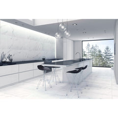 5m² 24pcs PVC Marble Effect Peel and Stick Flooring Planks Flooring Stickers Silent Tile Floorboard Self-adhesive Floor Tiles 2mm Thick Wear-resistant Layer 0.07mm, Waterproof Plank Wall Plank Simulated for Bedroom Kitchen Living Room 18 X 18 Inch 5m²