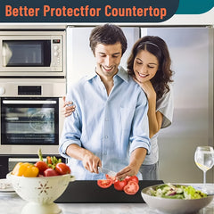 One Acrylic Cutting Board Designed for The Kitchen, Featuring A Non-Slip Surface And Easy-to-Clean Edge Lip for Protecting Countertops And Saving Space. It's Perfect for Chopping, Slicing, And Dicing.Making It An Essential Tool for Cooks.