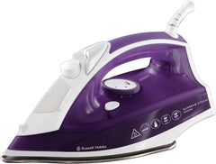 Russell Hobbs Supreme Steam Iron, Powerful Vertical Steam Function, Non-Stick Stainless Steel Soleplate, Easy Fill 300Ml Water Tank, 110G Steam Shot, 40G Continuous Steam, 2M Cord, 2400W, 23060