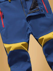 Autumn And Winter Outdoor Fleece Warm Elastic Assault Pants Men'S Soft Shell Trousers Wear-Resistant Hiking Pants