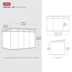 Keter Cortina 11Ft 2