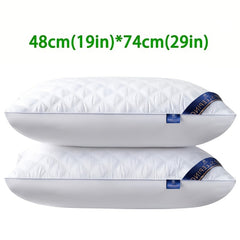 2pcs/4pcs Bedding Pillow, Neck Pillow, Soft, Comfortable, Multifunctional Home Neck Support Pillow, High Quality Pillow Core, Suitable for 4 Seasons: Spring, Summer, Autumn And Winter
