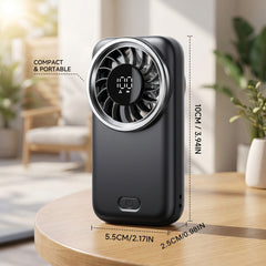 Mini Handheld Fan, 50% Smaller Portable Pocket Cooling Fan, 3-in-1 Stand Handheld Lanyard USB Fan, Summer Cooling Essential for Travel