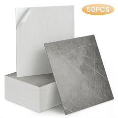 50pcs of 3D Marble Wall Tile Wallpaper, Self-Adhesive Foam Wall Panels, Perfect for Home Decor Wall Stickers. They Are Easy to Peel, Stick, Clean, And Cut, Making Them Ideal for Renovating Bathrooms